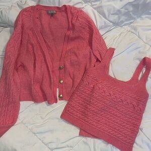 J Crew Sweater/ tank combo